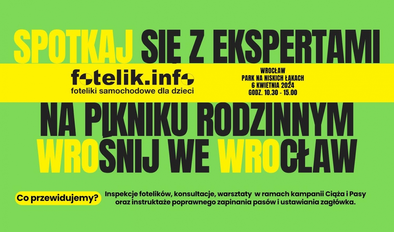 Spotkaj się z ekspertami fotelik.info na evencie: Wrośnij we Wrocław!