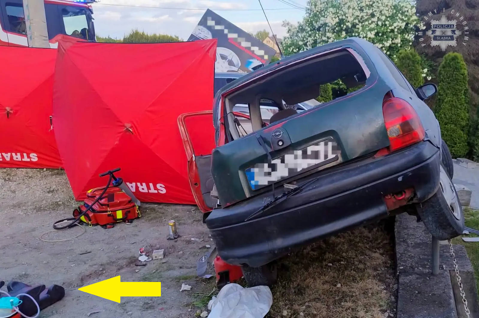 Zdjęcie przedstawia Ucieczka przed policją i dziecko na poddupniku – tragiczna śmierć w Wodzisławiu Śląskim