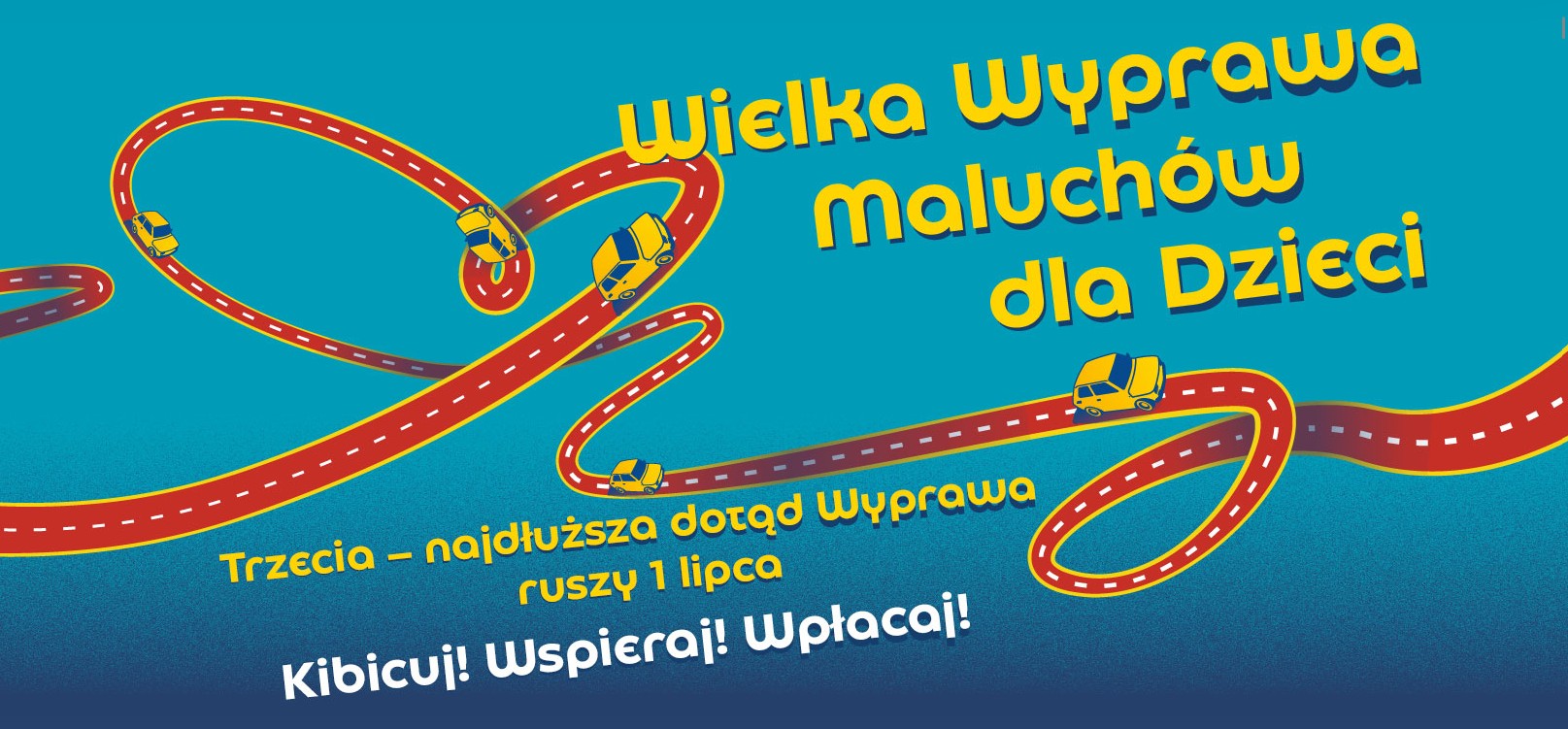 Zdjęcie przedstawia fotelik.info.pl – patronem merytorycznym Wielkiej Wyprawy Maluchów!