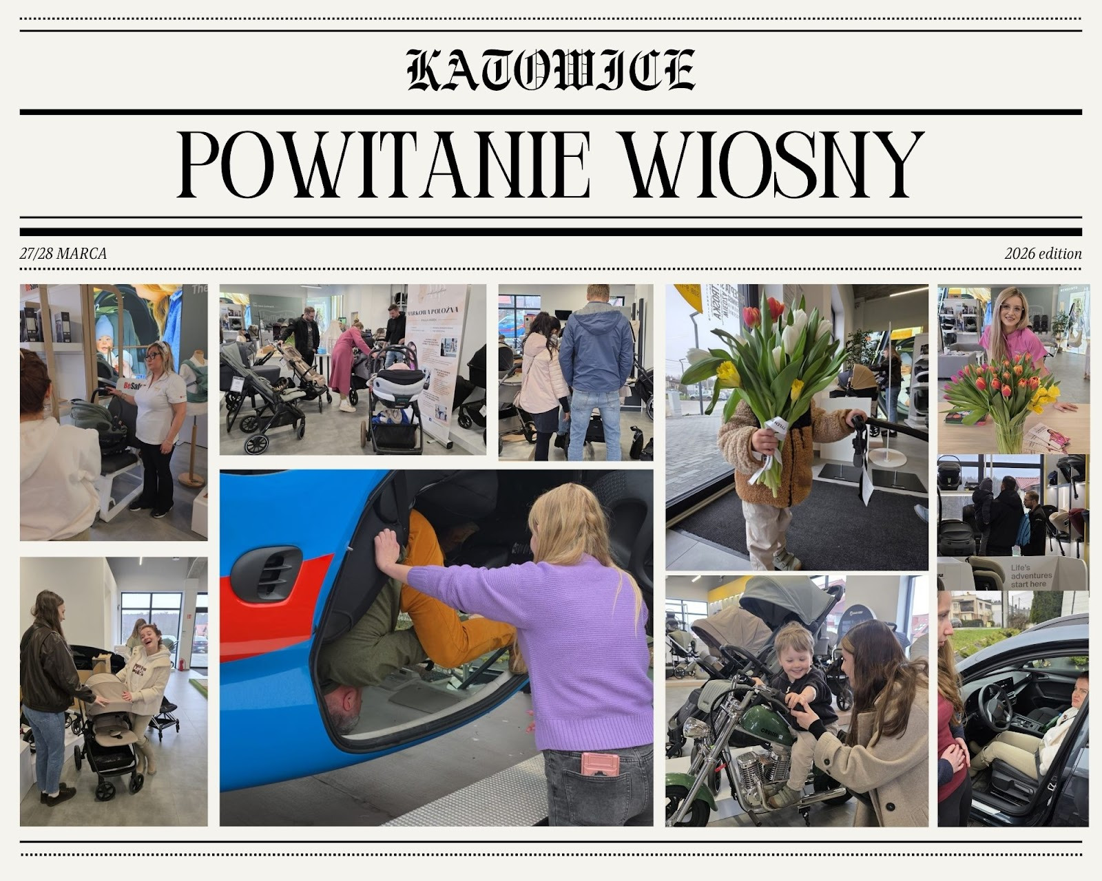 Zdjęcie przedstawia Bezpieczeństwo, wiedza i rodzinna atmosfera – tak Katowice przywitały wiosnę z fotelik.info.pl